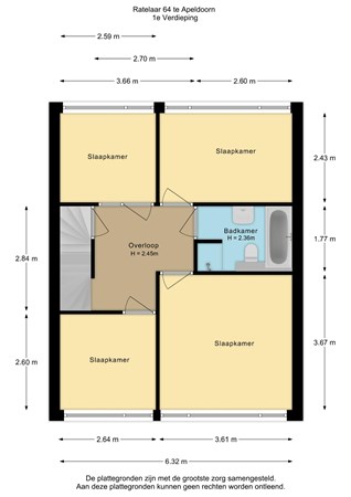 Floorplan - Ratelaar 64, 7322 GR Apeldoorn